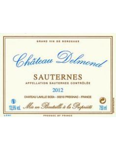 CHATEAU DELMOND - SAUTERNES - 2012