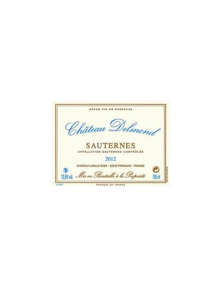 CHATEAU DELMOND - SAUTERNES - 2012